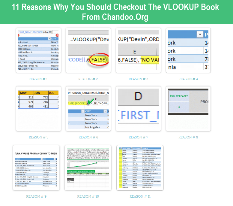 the vlookup book pdf chandoo org